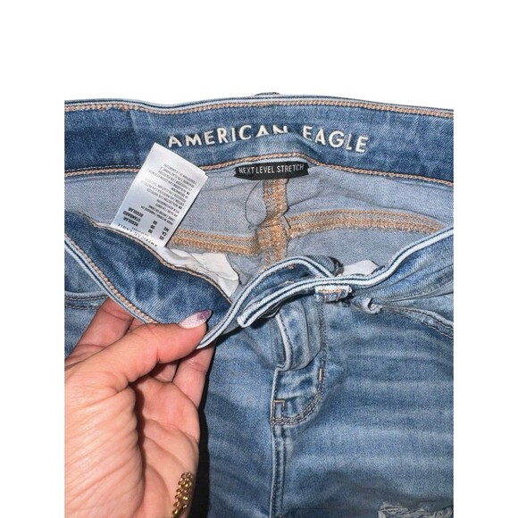 American Eagle next level stretch hi rise jegging jeans 00 - Picture 4 of 6
